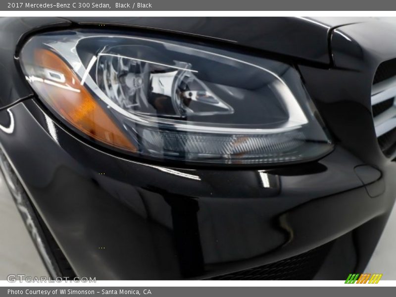 Black / Black 2017 Mercedes-Benz C 300 Sedan