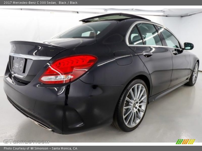 Black / Black 2017 Mercedes-Benz C 300 Sedan