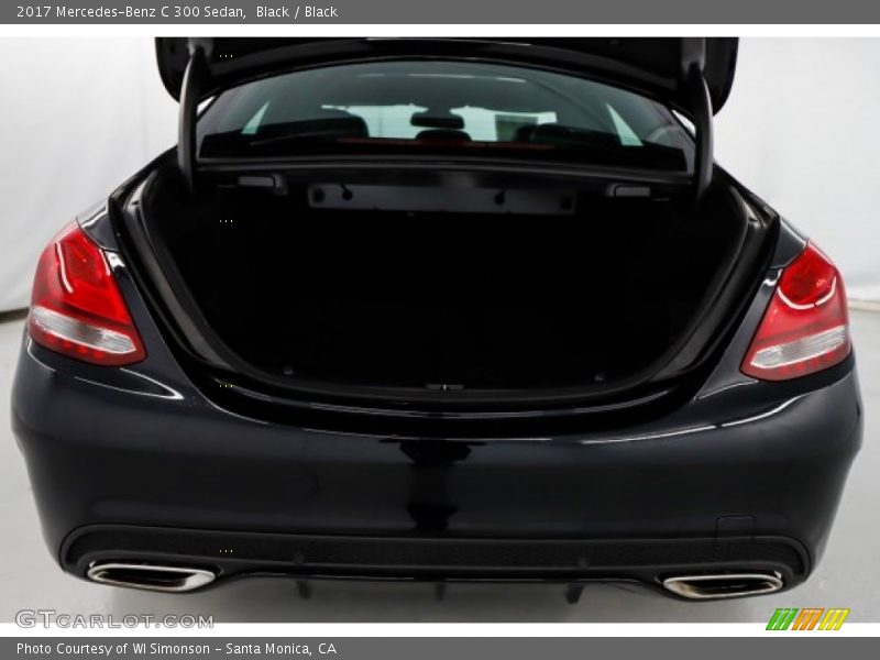 Black / Black 2017 Mercedes-Benz C 300 Sedan