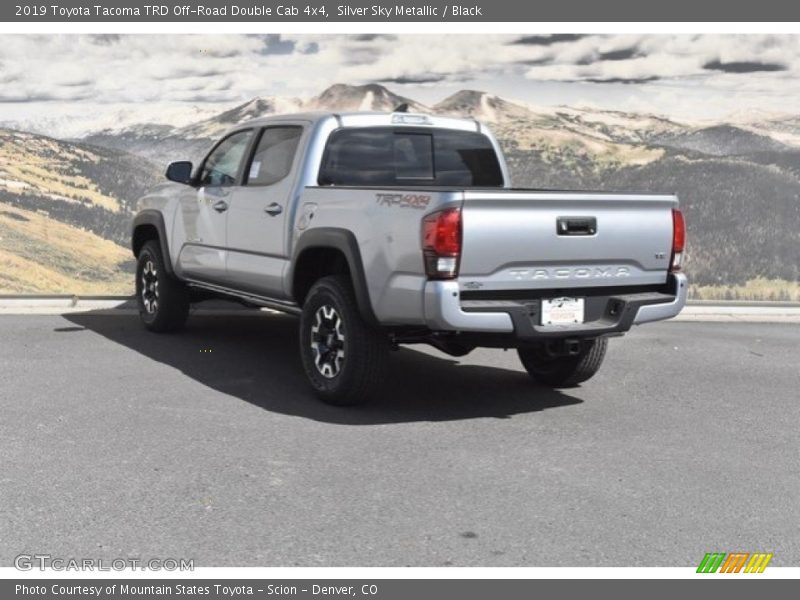 Silver Sky Metallic / Black 2019 Toyota Tacoma TRD Off-Road Double Cab 4x4