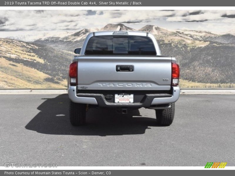 Silver Sky Metallic / Black 2019 Toyota Tacoma TRD Off-Road Double Cab 4x4