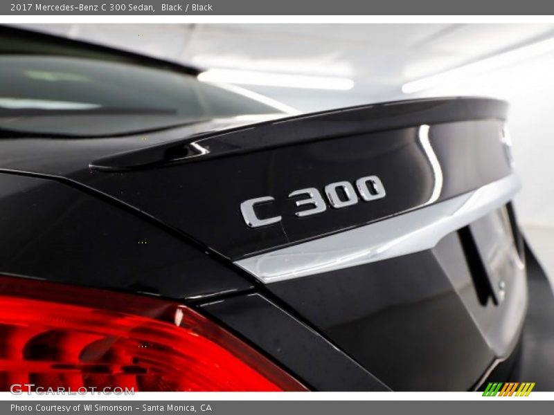 Black / Black 2017 Mercedes-Benz C 300 Sedan