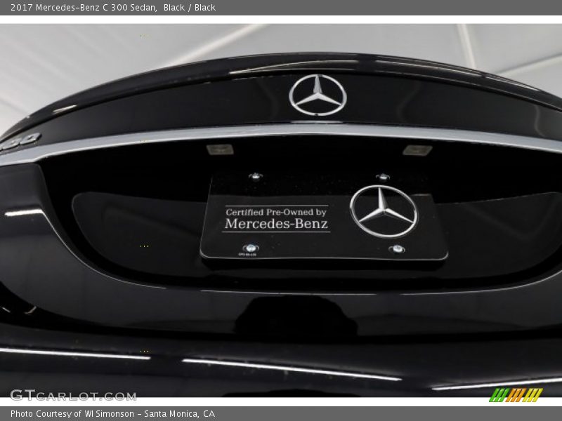 Black / Black 2017 Mercedes-Benz C 300 Sedan