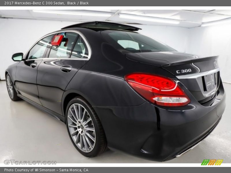 Black / Black 2017 Mercedes-Benz C 300 Sedan