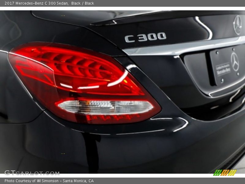 Black / Black 2017 Mercedes-Benz C 300 Sedan