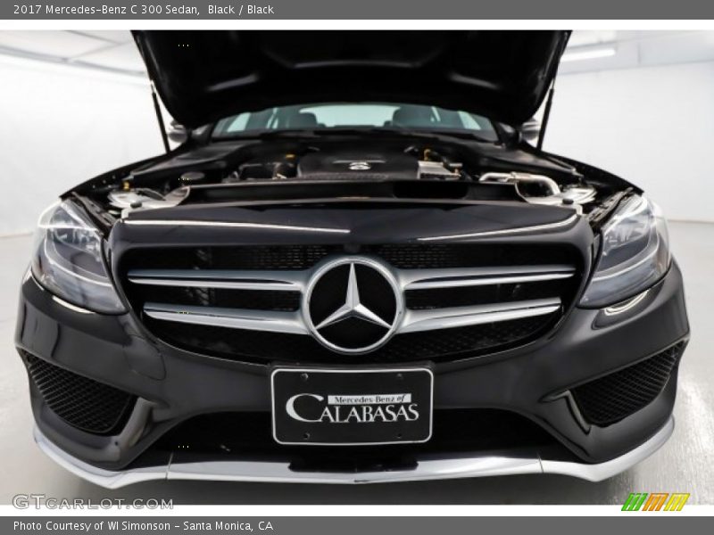 Black / Black 2017 Mercedes-Benz C 300 Sedan