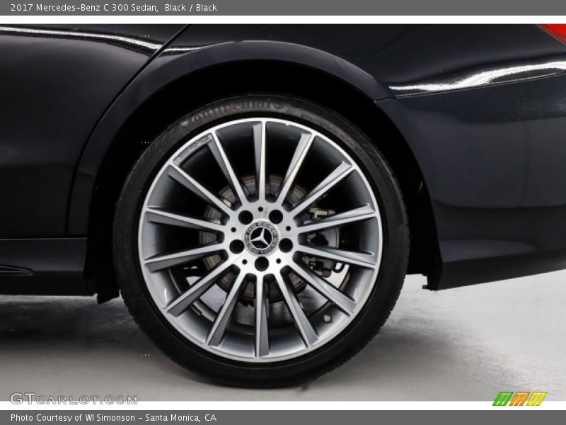 Black / Black 2017 Mercedes-Benz C 300 Sedan
