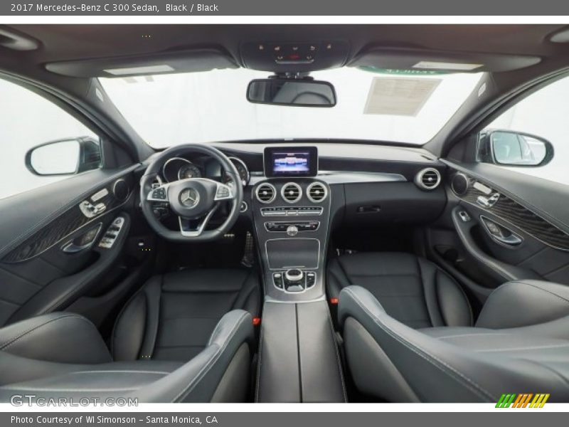 Black / Black 2017 Mercedes-Benz C 300 Sedan
