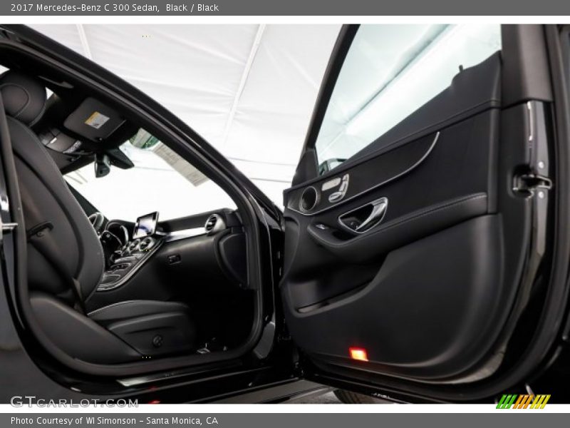Black / Black 2017 Mercedes-Benz C 300 Sedan