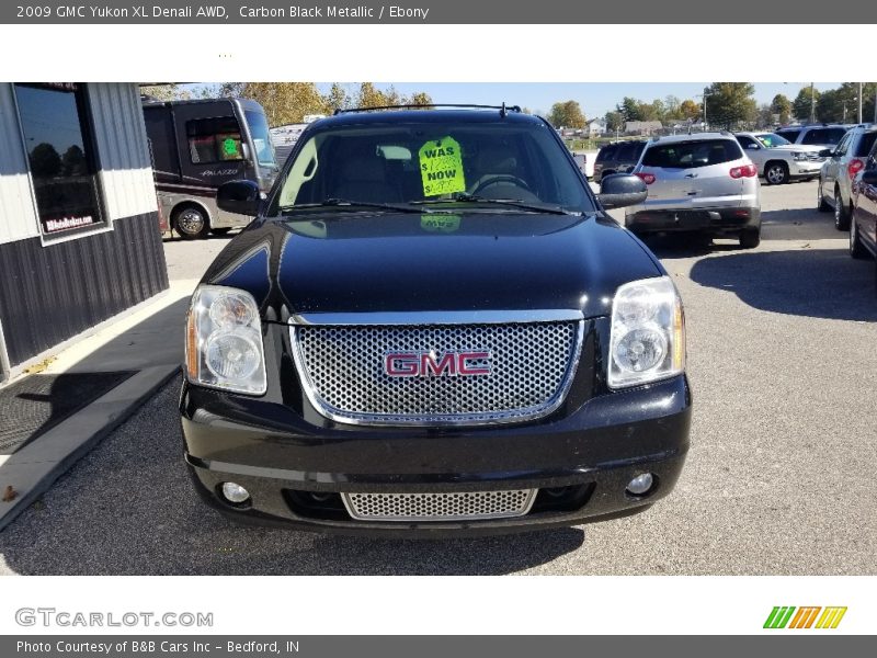 Carbon Black Metallic / Ebony 2009 GMC Yukon XL Denali AWD