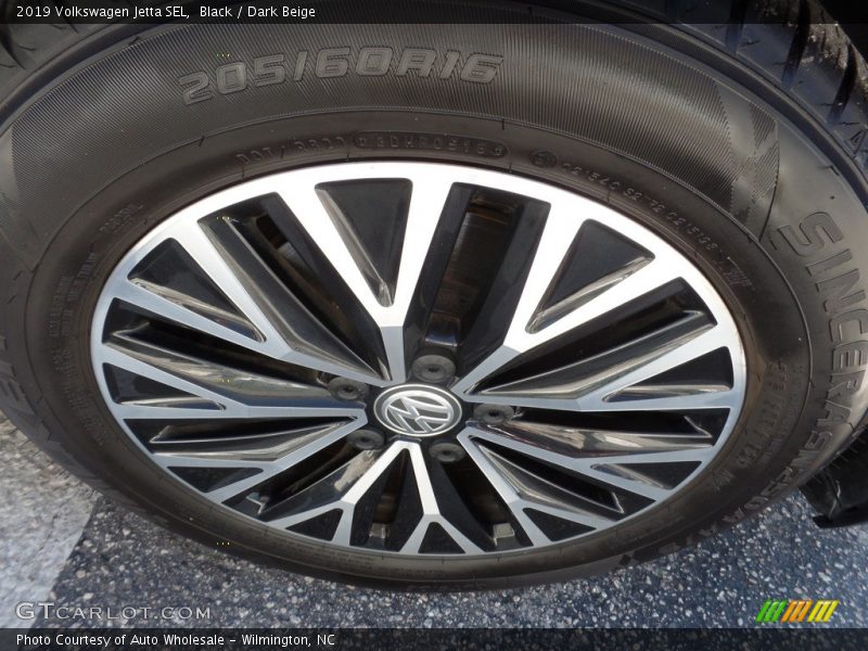Black / Dark Beige 2019 Volkswagen Jetta SEL