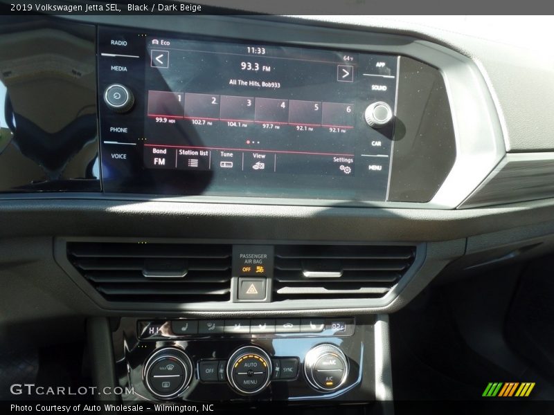 Black / Dark Beige 2019 Volkswagen Jetta SEL