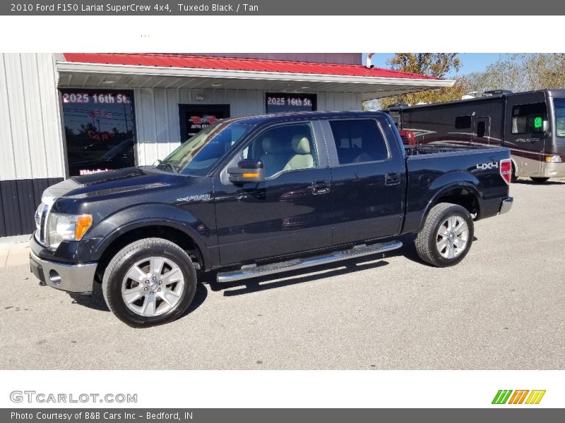 Tuxedo Black / Tan 2010 Ford F150 Lariat SuperCrew 4x4