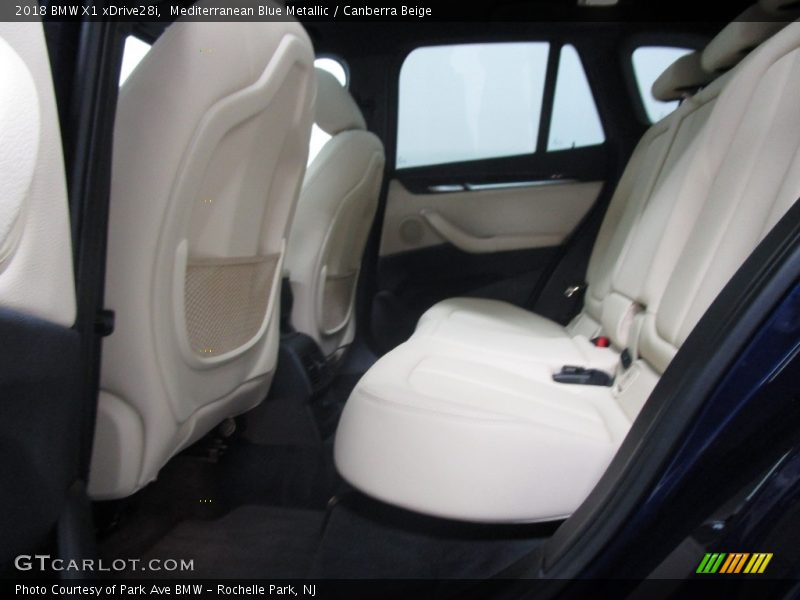 Mediterranean Blue Metallic / Canberra Beige 2018 BMW X1 xDrive28i