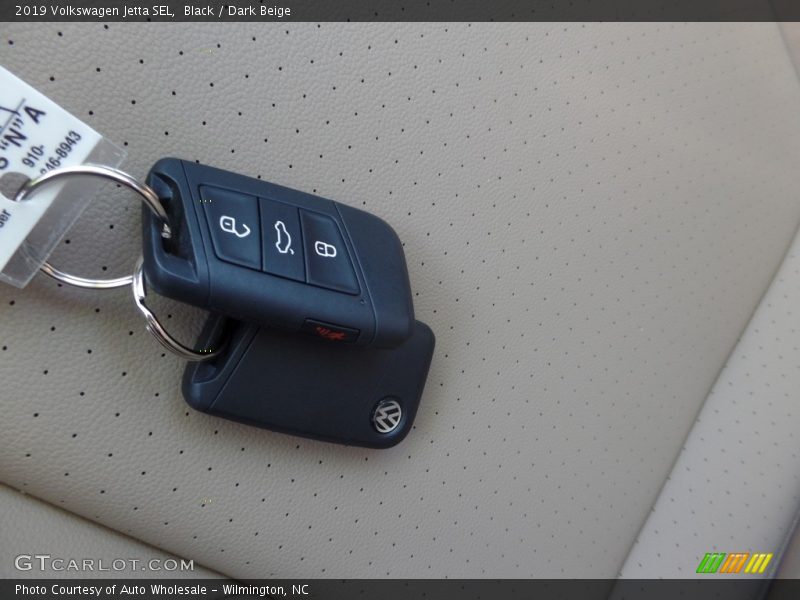 Black / Dark Beige 2019 Volkswagen Jetta SEL