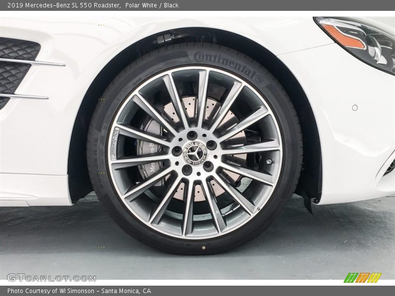 Polar White / Black 2019 Mercedes-Benz SL 550 Roadster