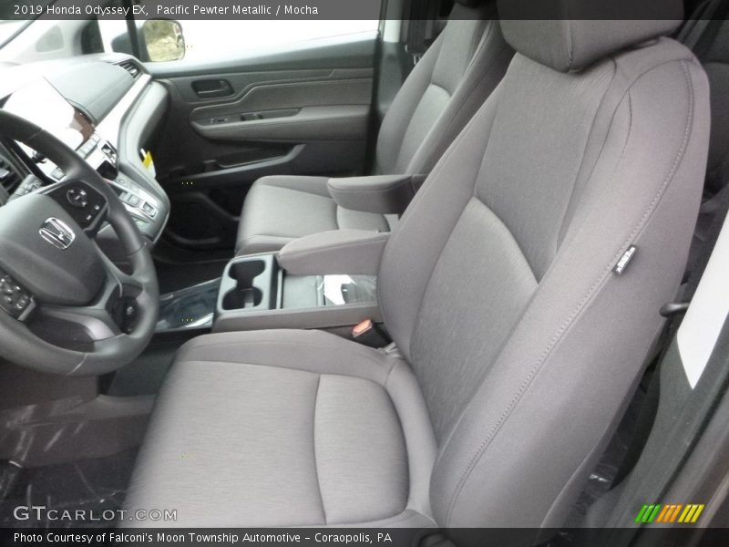 Pacific Pewter Metallic / Mocha 2019 Honda Odyssey EX