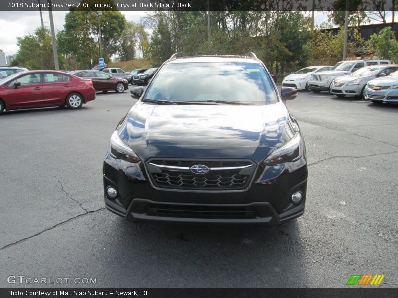 Crystal Black Silica / Black 2018 Subaru Crosstrek 2.0i Limited