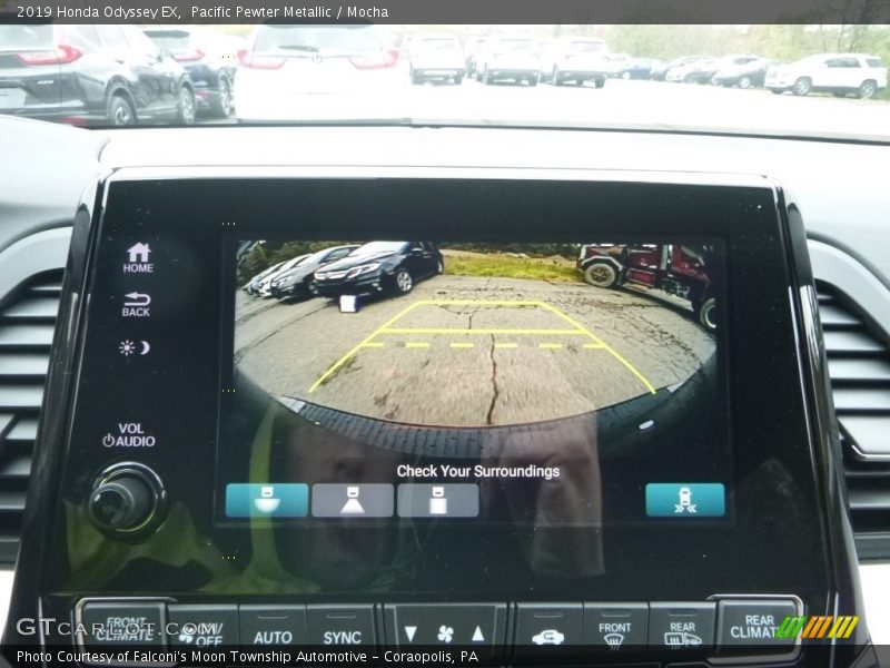 Pacific Pewter Metallic / Mocha 2019 Honda Odyssey EX