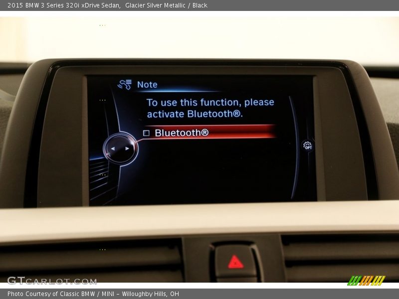 Glacier Silver Metallic / Black 2015 BMW 3 Series 320i xDrive Sedan