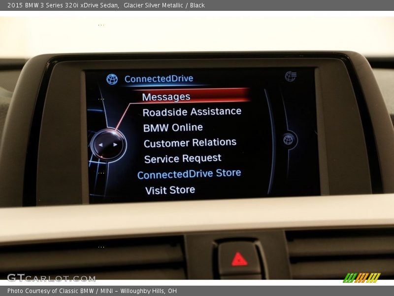 Glacier Silver Metallic / Black 2015 BMW 3 Series 320i xDrive Sedan