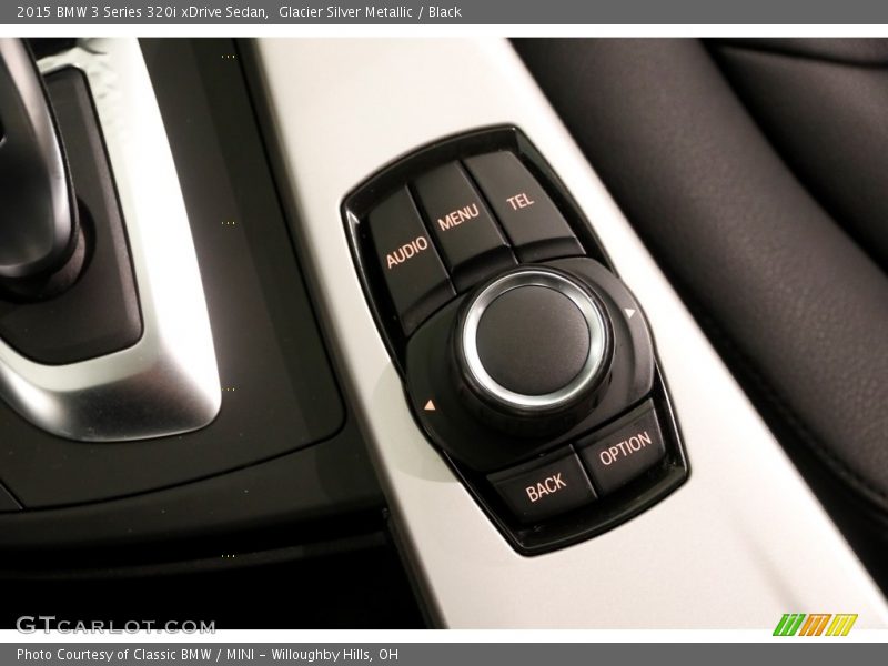 Glacier Silver Metallic / Black 2015 BMW 3 Series 320i xDrive Sedan