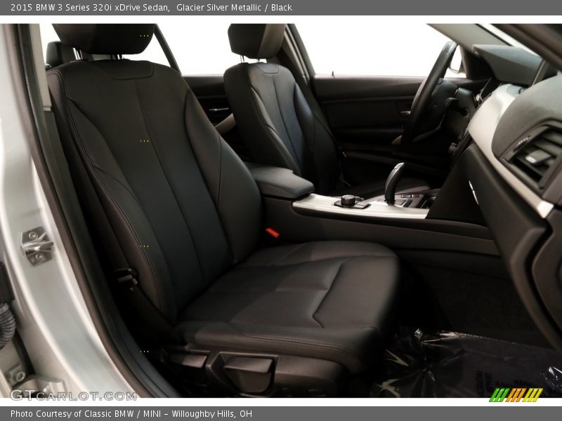 Glacier Silver Metallic / Black 2015 BMW 3 Series 320i xDrive Sedan