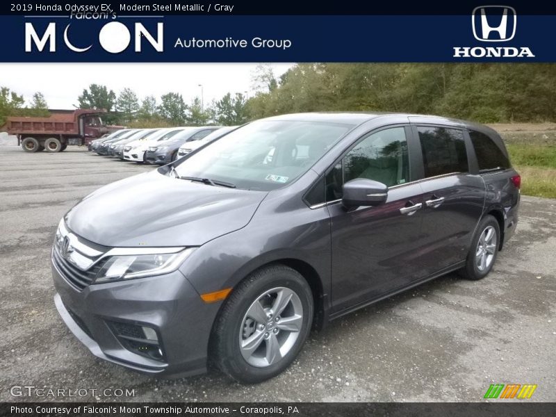 Modern Steel Metallic / Gray 2019 Honda Odyssey EX