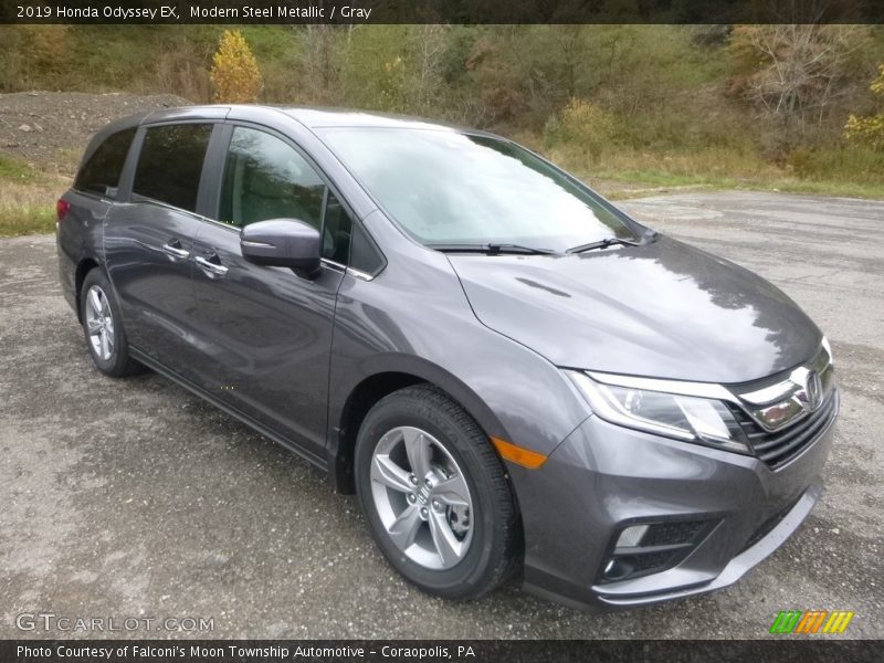 Modern Steel Metallic / Gray 2019 Honda Odyssey EX