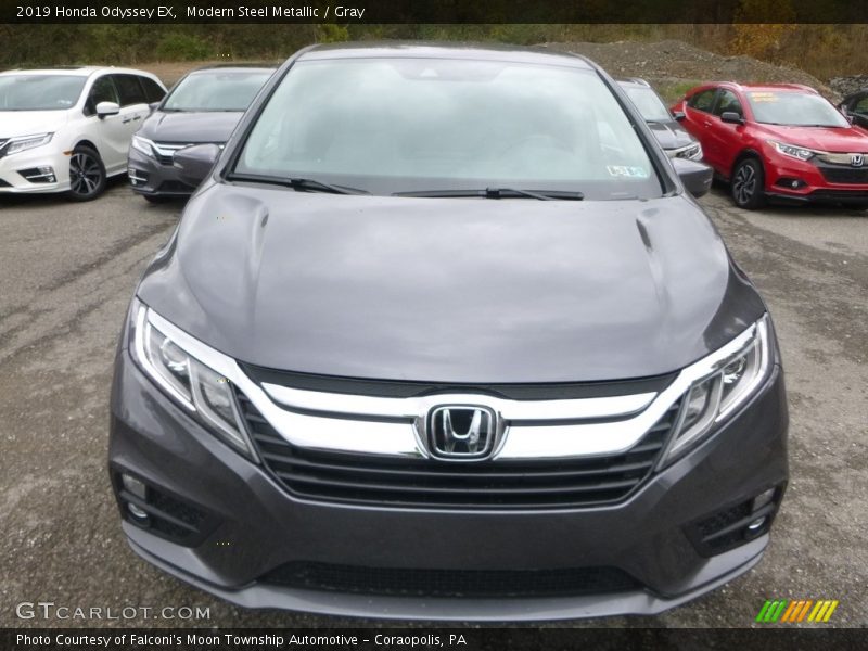 Modern Steel Metallic / Gray 2019 Honda Odyssey EX