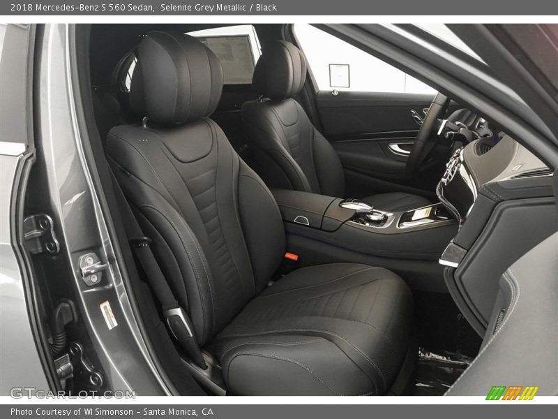 Selenite Grey Metallic / Black 2018 Mercedes-Benz S 560 Sedan