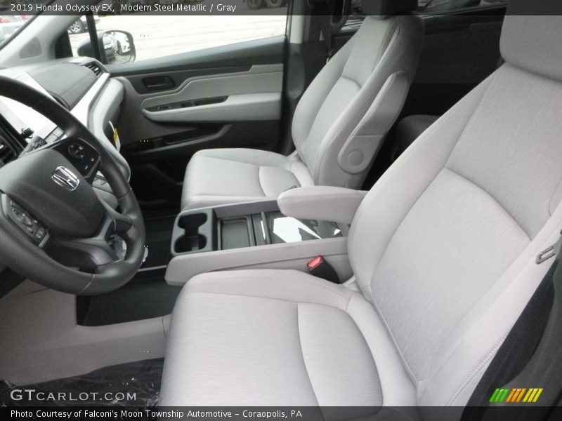Modern Steel Metallic / Gray 2019 Honda Odyssey EX
