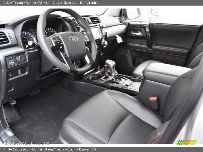  2019 4Runner SR5 4x4 Graphite Interior