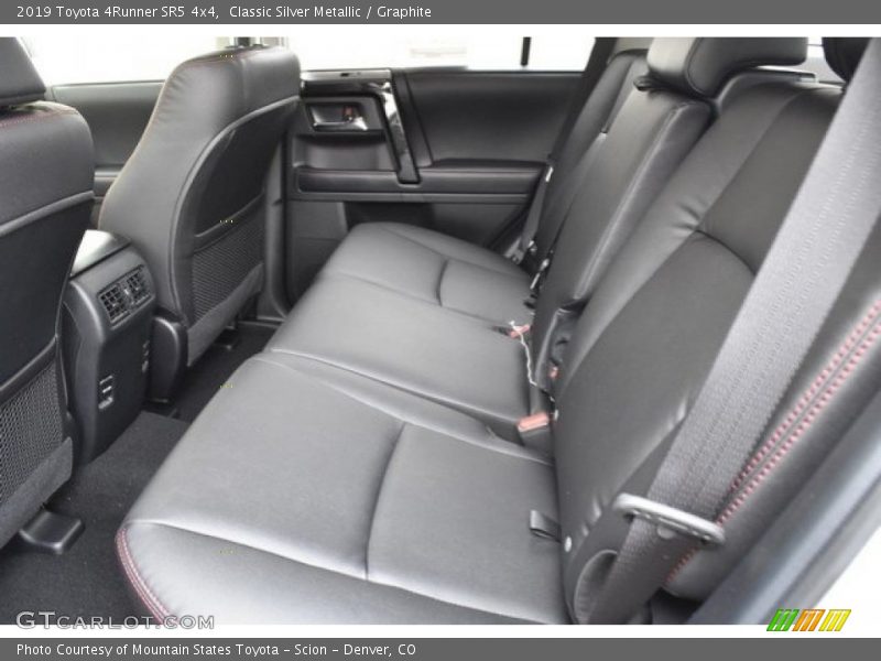 Rear Seat of 2019 4Runner SR5 4x4