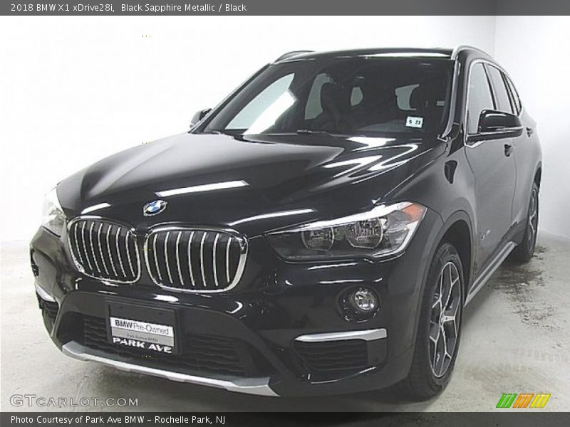 Black Sapphire Metallic / Black 2018 BMW X1 xDrive28i