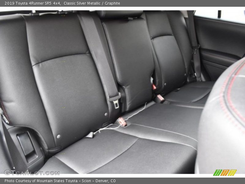 Rear Seat of 2019 4Runner SR5 4x4