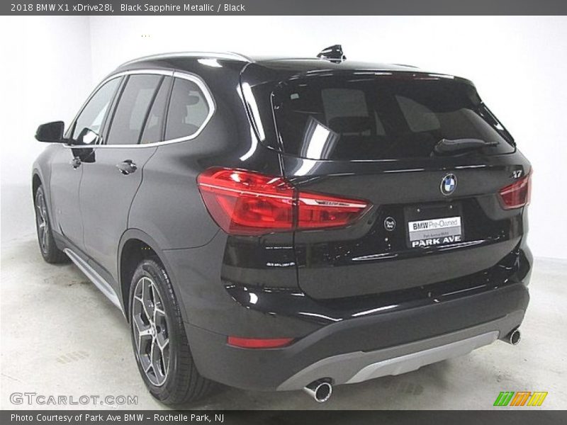 Black Sapphire Metallic / Black 2018 BMW X1 xDrive28i