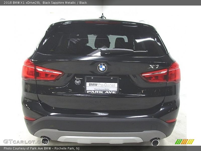 Black Sapphire Metallic / Black 2018 BMW X1 xDrive28i