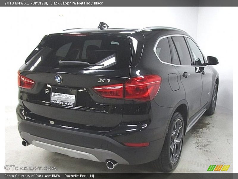 Black Sapphire Metallic / Black 2018 BMW X1 xDrive28i