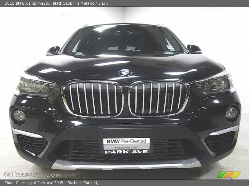 Black Sapphire Metallic / Black 2018 BMW X1 xDrive28i