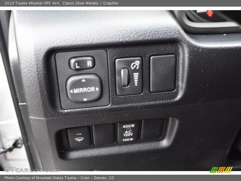 Controls of 2019 4Runner SR5 4x4