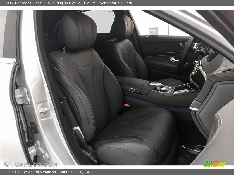 Iridium Silver Metallic / Black 2017 Mercedes-Benz S 550e Plug-In Hybrid