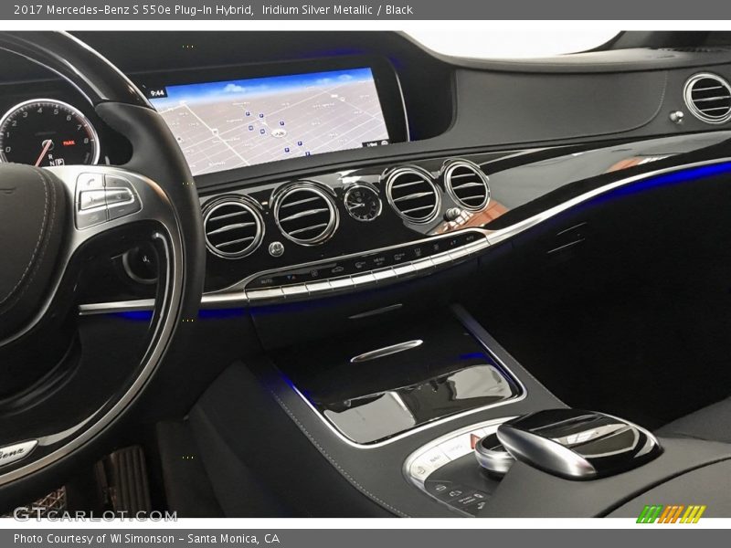 Iridium Silver Metallic / Black 2017 Mercedes-Benz S 550e Plug-In Hybrid
