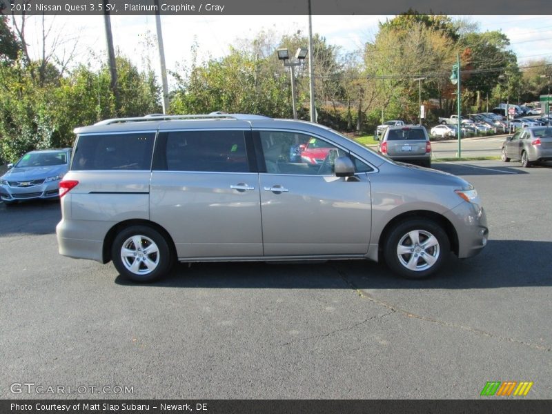 Platinum Graphite / Gray 2012 Nissan Quest 3.5 SV