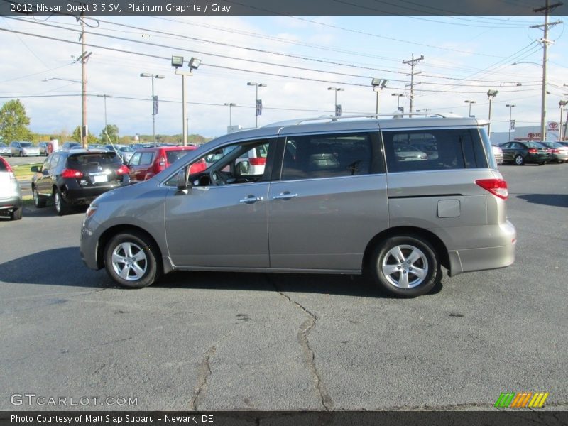 Platinum Graphite / Gray 2012 Nissan Quest 3.5 SV