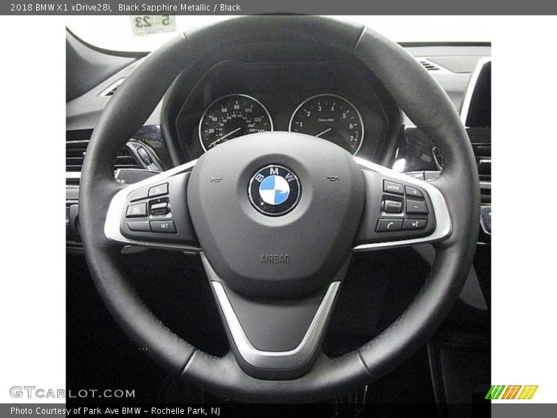 Black Sapphire Metallic / Black 2018 BMW X1 xDrive28i