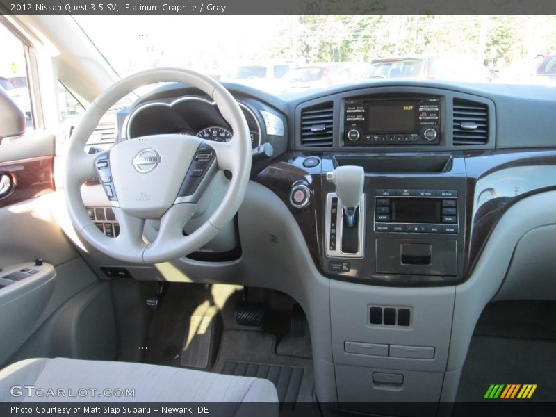 Platinum Graphite / Gray 2012 Nissan Quest 3.5 SV