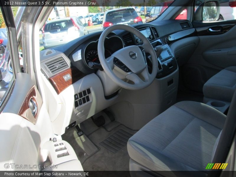 Platinum Graphite / Gray 2012 Nissan Quest 3.5 SV
