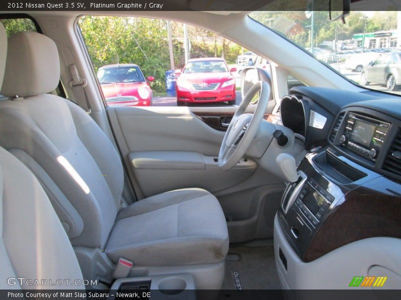 Platinum Graphite / Gray 2012 Nissan Quest 3.5 SV