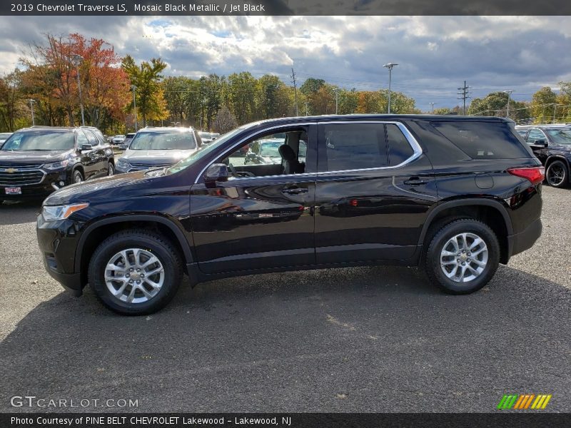 Mosaic Black Metallic / Jet Black 2019 Chevrolet Traverse LS